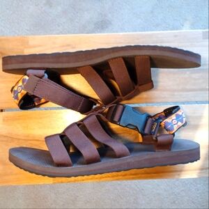 Teva Dorado Canyon Sport Sandals Brown Aztec.  Men's Size 14 NEW!